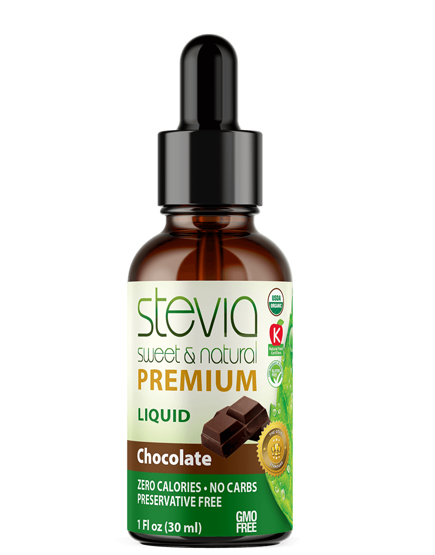 Chocolate Stevia Liquid Drops. Organic Stevia Sweetener. Natural Stevia Extract. Best Sugar Substitute, 100% Pure Extract, All Naturally Sweet, Non Bitter, Zero Calorie, 0 Carbs, Gluten-Free, Non-GMO, Diabetic & Keto Friendly