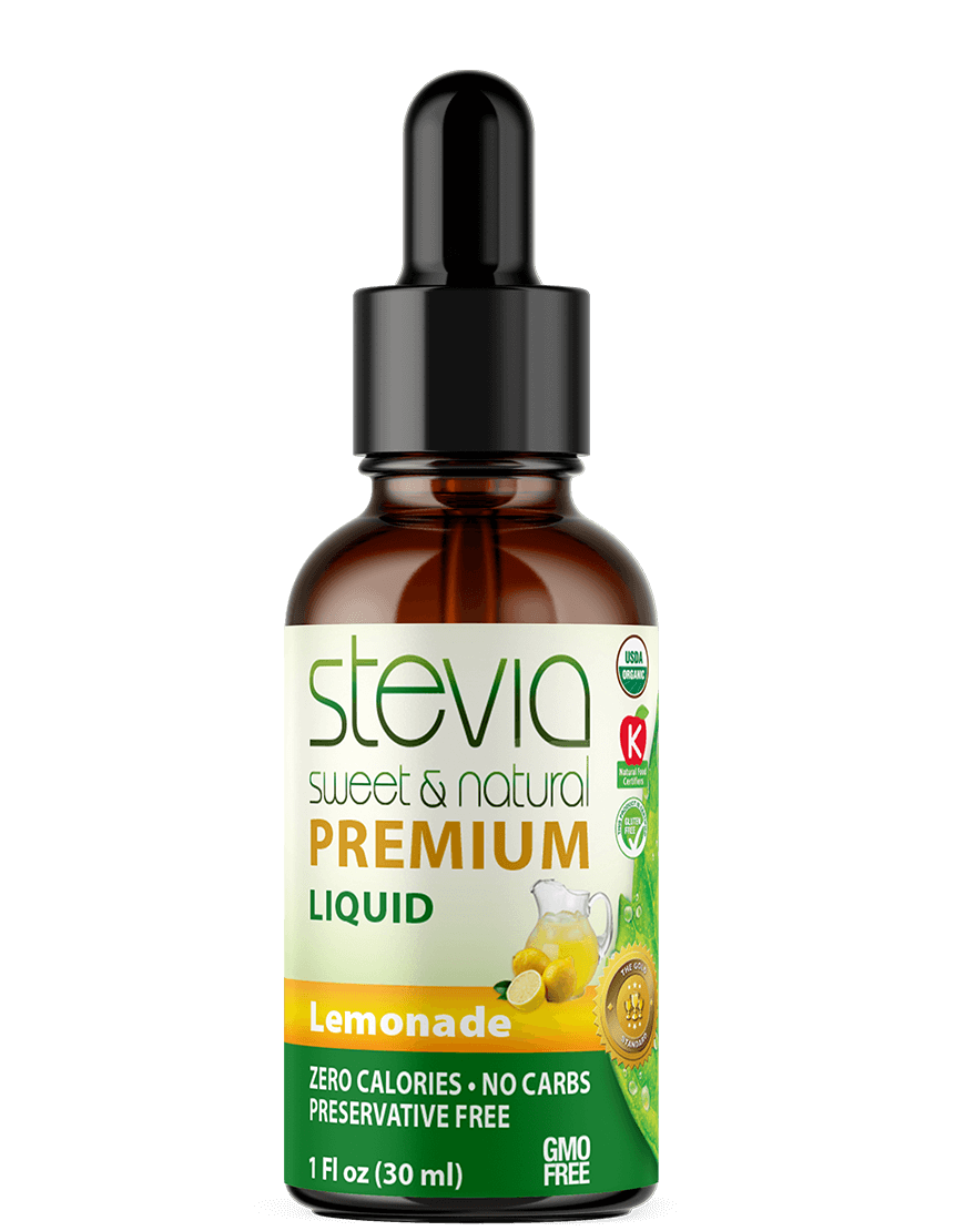 Lemonade Stevia Liquid Drops. Organic Stevia Sweetener. Natural Stevia Extract. Best Sugar Substitute, 100% Pure Extract, All Naturally Sweet, Non Bitter, Zero Calorie, 0 Carbs, Gluten-Free, Non-GMO, Diabetic & Keto Friendly