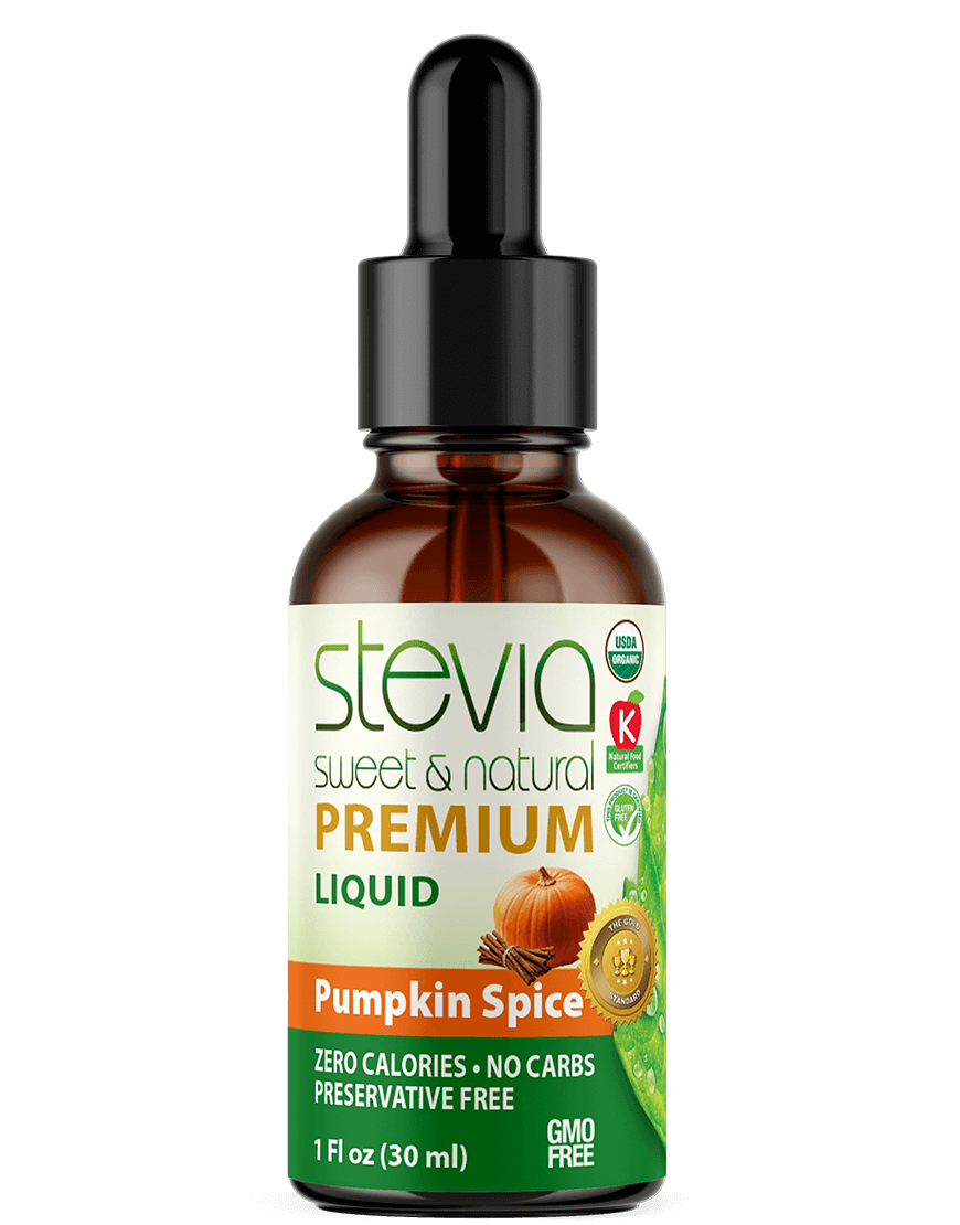 Pumpkin Spice Stevia Liquid Drops. Organic Stevia Sweetener. Natural Stevia Extract. Best Sugar Substitute, 100% Pure Extract, All Naturally Sweet, Non Bitter, Zero Calorie, 0 Carbs, Gluten-Free, Non-GMO, Diabetic & Keto Friendly