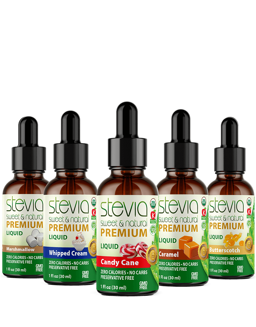 Wonka Land (5-Pack ) Bundle | Premium Stevia drops | 5 Flavors in Glass Bottles | All Natural | Non-Bitter | NON-GMO | Diabetic & Keto Friendly (1oz)