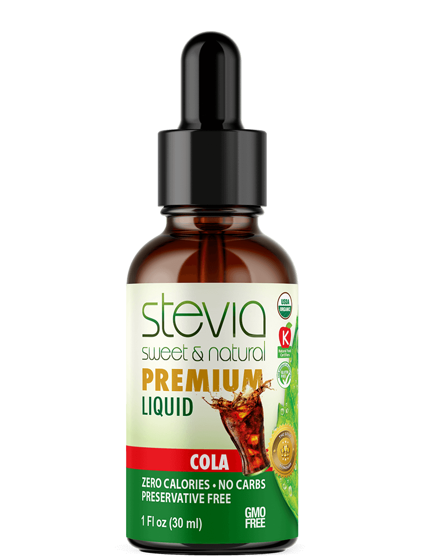 Cola Stevia Stevia Liquid Drops. Organic Stevia Sweetener. Natural Stevia Extract. Best Sugar Substitute, 100% Pure Extract, All Naturally Sweet, Non Bitter, Zero Calorie, 0 Carbs, Gluten-Free, Non-GMO, Diabetic & Keto Friendly