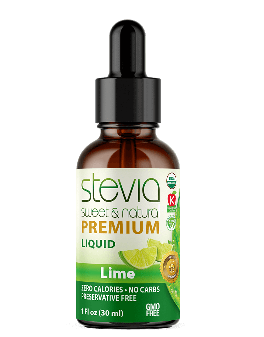 Lime Stevia Liquid Drops. Organic Stevia Sweetener. Natural Stevia Extract. Best Sugar Substitute, 100% Pure Extract, All Naturally Sweet, Non Bitter, Zero Calorie, 0 Carbs, Gluten-Free, Non-GMO, Diabetic & Keto Friendly