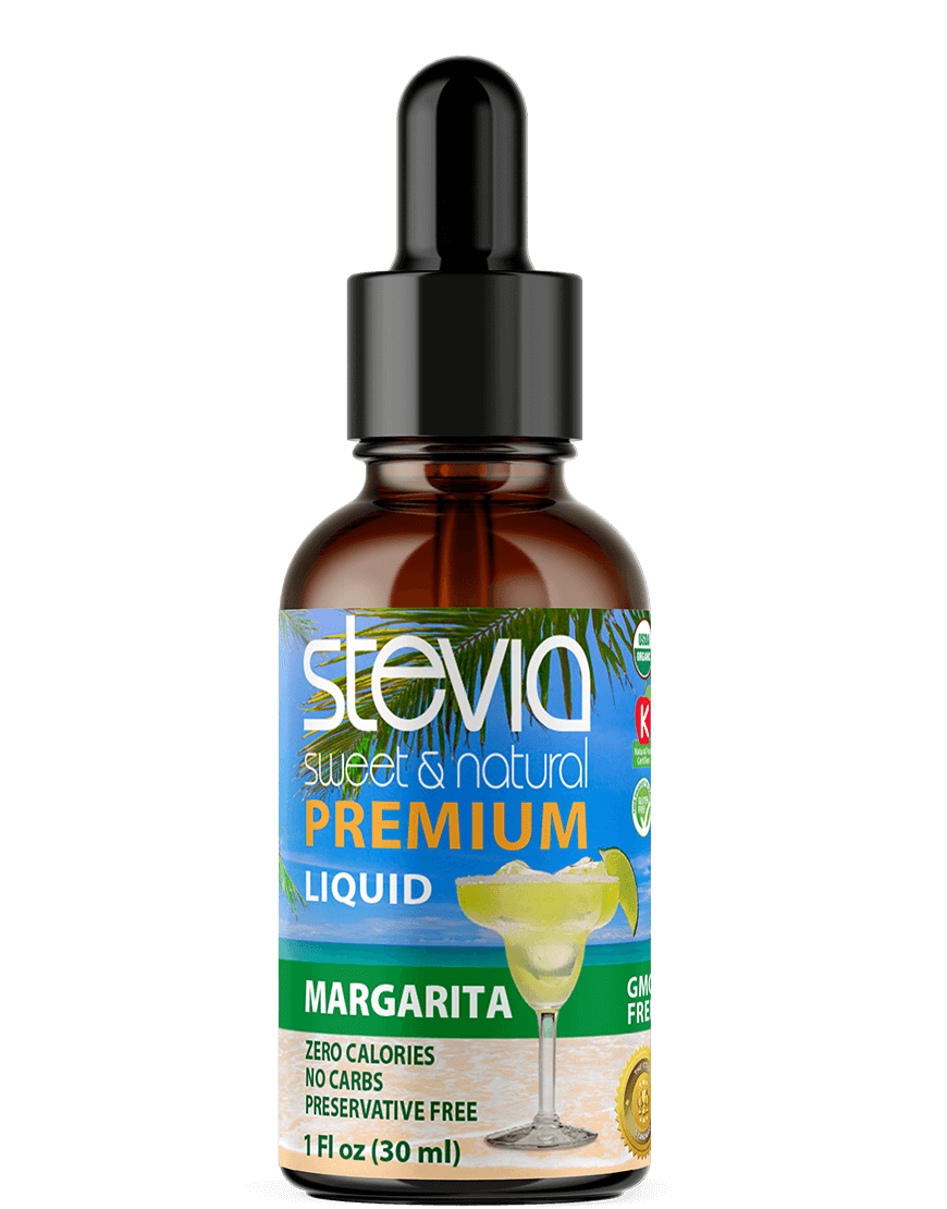 Margarita Stevia Liquid Drops. Organic Stevia Sweetener. Natural Stevia Extract. Best Sugar Substitute, 100% Pure Extract, All Naturally Sweet, Non Bitter, Zero Calorie, 0 Carbs, Gluten-Free, Non-GMO, Diabetic & Keto Friendly