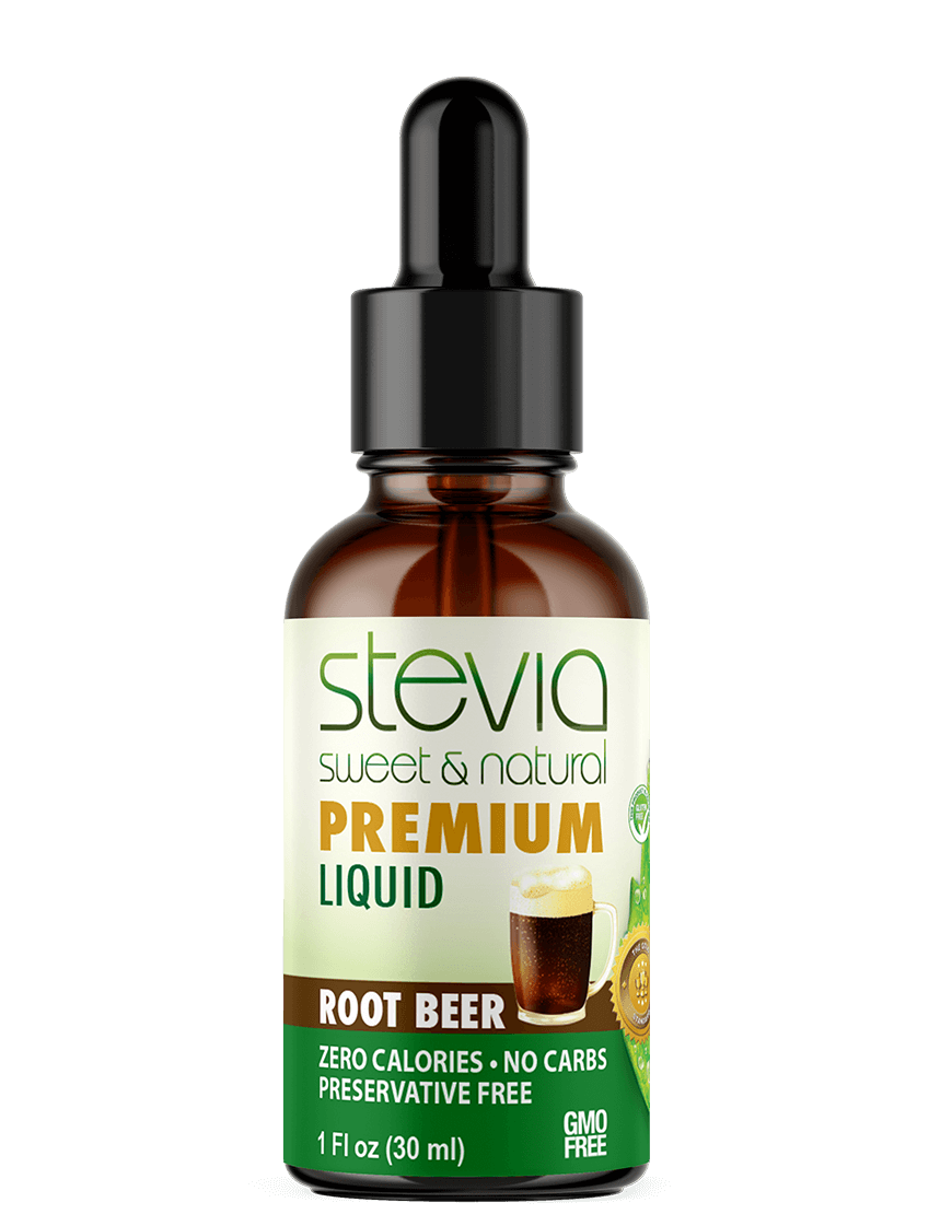 Root Beer Stevia Liquid Drops. Organic Stevia Sweetener. Natural Stevia Extract. Best Sugar Substitute, 100% Pure Extract, All Naturally Sweet, Non Bitter, Zero Calorie, 0 Carbs, Gluten-Free, Non-GMO, Diabetic & Keto Friendly